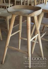 Kursi Bar Stool Retro Vintage Scandinavian Teak Furniture Jepara Goods Indonesia Kursi Bar Bangku Stool