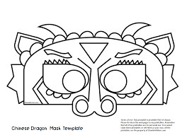 Related post to free printable chinese dragon coloring pages. Chinese Dragon Mask Printable Coloring Activity Jdaniel4s Mom