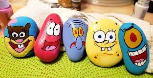 Check spelling or type a new query. My Spongebob Painted Rock Collection Painted Rocks Kids Painted Rocks Stone Art Painting