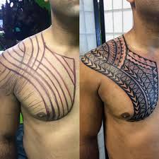The polynesian designs were put on by my tongan tattoo artist tho. 50 Polynesian Chest Tattoo Designs For Men Tribal Ideas
