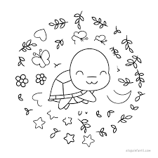 Dibujos bonitos para niñas para colorear. 10 Dibujos Kawaii Para Colorear Etapa Infantil
