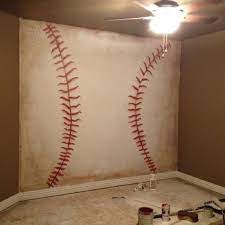 Baseball Wall Baseball Themed Bedroom Baseball Wall Baseball Bedroom