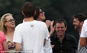 Emily blunt opens up about her marriage i broke the rule for him. Now That S A Guest List Meryl Streep George Clooney And Matt Damon Attend Emily Blunt S Starstudded Wedding Daily Mail Online