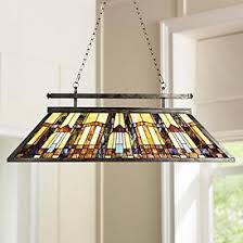 The language of arts & crafts. Quoizel Arts And Crafts Mission Pool Table Dining Living Room Lamps Plus