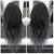 Charcoal Dark Grey Hair
