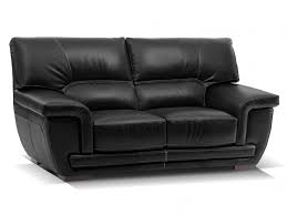 Soldes Canape Vente Unique Canape 2 Places Cuir Viking Noir Canape 2 Places Achat Canape Et Promo Canape
