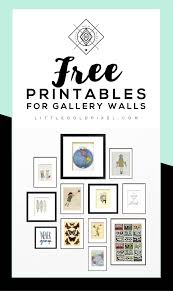 Roundup Free Printables For Gallery Walls Little Gold Pixel Free Gallery Wall Printables Free Printable Art Free Printable Wall Art
