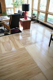 Plywood Floors 4x4 Baltic Birch With Clear Urethane Finish Plywood Flooring Diy Flooring Cheap Flooring