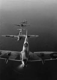 A Squadron Of Spitfires Flying Over The Adriatic Sea Ca 1944 Supermarine Spitfire Wwii Aircraft South African Air Force