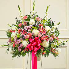 Maybe you would like to learn more about one of these? Multicolor Pastel Sympathy Standing Basket Baskets