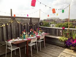 We have a rooftop party situation here! Rooftop Summer Dinner Party The Sweet Escape Creative Studio