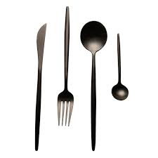 18 is the percentage chrome, and 0, 8 or 10 is the percentage of nickel. Spaceblack Premium Stainless Steel Matte Black 18 10 Silverware Set Sucreetcoton