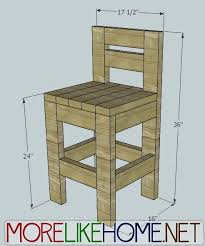 Day 23 Build A Chunky Bar Stool Diy Bar Stools Pallet Bar Stools Wood Diy