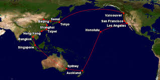 Image Result For Flight Path Map Sydney To Honolulu Alliance Map Trip