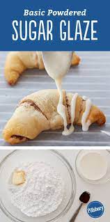 Basic Powdered Sugar Glaze Recipe Glazed Icing Recipe Desserts Icing Recipe