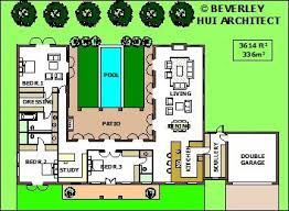U Shaped House Floor Plans Inspiring Design 19 U Shaped House Plans Pool House Plans U Shaped Houses