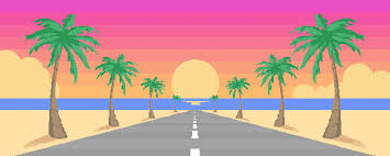 Anime sunset gifs get the best gif on giphy. Aesthetic Sunset Drive Gif Largest Wallpaper Portal