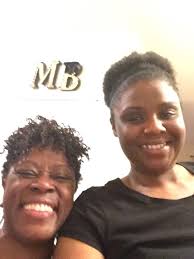 Wanda Reeves , my son Darrell Hobbs at the Christmas party