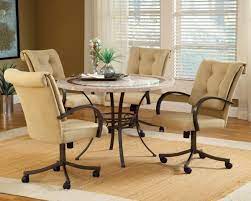Usually ships within 6 to 10 days. Set Of 4 Kitchen Chairs With Casters You Ll Love In 2021 Visualhunt