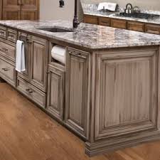 Custom Island Custom Cabinetry Gray Grey Distressed Glazed Stained Furniture Glazed Kitchen Cabinets Distressed Kitchen Cabinets Kitchen Cabinet Colors