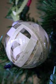 Christmas Ornament Made Out Of A Wedding Invitation Wedding Invitation Ornament Diy Wedding Invitation Ornament How To Make Ornaments