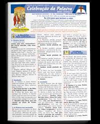 Folheto Deus Conosco Celebracao Da Palavra