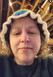 I got to my dad's funeral with Bella, our dog. She's usually ok with  staying in the car when I say so, but...NOT THIS TIME. So, there we were,  saying goodbye to