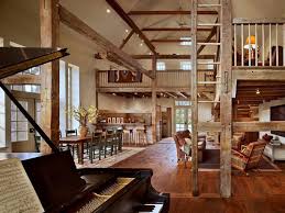 Open Concept Barn Style Barn House Design Rustic Barn Homes Barn House Kits