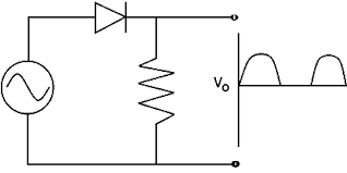 Image result for circuit diagram of half wave rectifier