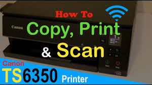 Download drivers, software, firmware and manuals for your canon product and get access to online technical support resources and troubleshooting. How To Scan Print Copy With Canon Pixma Ts6350 Wireless Printer Youtube