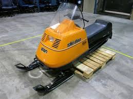 Image result for Orange 1973 Snowmobile
