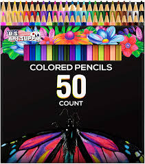 Martin's (2) tokidoki (1) color. Amazon Com Us Art Supply 50 Piece Adult Coloring Book Artist Grade Colored Pencil Set Office Products