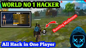 So hi guys these is gsk back again with the new video! World Biggest Hacker In Freefire Running Mushroom Running Medikit Auto Headshot Youtube