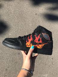 Fireboy N Watergirl The Custom Movement Womens Sneakers Nike Air Shoes Sneakers