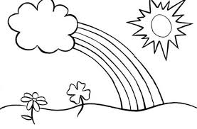 Momjunction princess coloring page dengan gambar. Printable Rainbow Pictures Coloring Home