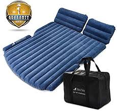Rikkitikki Suv Car Air Mattress Car Bed Inflatable With Pump And Suitcase Car Mattress Suv Minivan Hatchback C Car Mattress Car Air Mattress Camping Mat