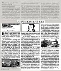 HOW HE SAVED HIS SKIN