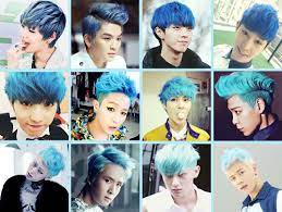 Blue Haired Idols Blue Hair Idols Kpop Idol Kpop Idol Kpop