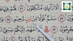 (kepada mereka dikatakan), salam, sebagai ucapan selamat dari tuhan yang maha وَامْتَازُوا الْيَوْمَ أَيُّهَا الْمُجْرِمُوْنَ ٥٩ ayat 59. Penjelasan Hukum Tajwid Seperti Mad Thobi I Hukum Nun Sukun Dan Tanwin Di Surat Yasin Ayat 58 59 Youtube