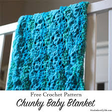 Pattern attributes and techniques include: Chunky Shell Stitch Baby Blanket Free Crochet Pattern Hooked On Tilly