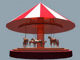 Hold start button to activate the clown! Merry Go Round Animation Youtube