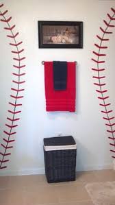 Bath towels that match your decor. 41 Best Sports Bathroom Ideas Sports Bathroom Sports Room Baseball Room