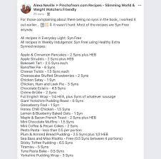 Pinch Of Nom Recipe Book Slimming World Syns Slimming World Treats Slimming World Survival Slimming World Plan