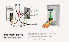 99 ($20.00/switch) get it as soon as fri, jul 2. Smart Ceiling Fan Control And Dimmer Light Switch Neutral Wire Needed Treatlife 2 4ghz Single Pole Wi Fi Fan And Light Switch Combo Works With Alexa Google Home And Smartthings Remote Control