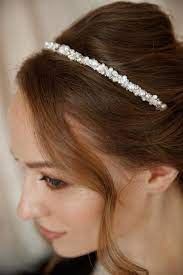 Pearl Bridal Headband Boho Wedding Hair Piece Bridesmaid Etsy Pearl Bridal Headband Pearl Headband Wedding Bridal Headband