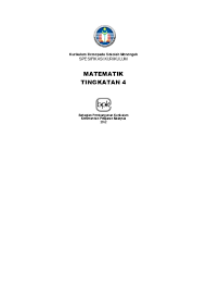 Oleh bahagian pembangunan kurikulum , kementerian pendidikan malaysia. Sukatan Pelajaran Matematik Tingkatan 4 Sumber Pendidikan Hsp Mat T4