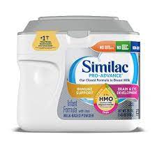 Similac Pro Advance Formula Infantil Con Hmo 2 Fl Para Reforzar El Sistema Inmunitario Sin Omg Formula Para Bebes Polvo 1 45 Lb