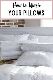 How To Wash A Pillow Home By Jenn In 2020 Home Spring Cleaning Organization Pillows