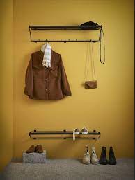 Maze Hat Rack L Black Shoe Shelf Hat Rack Wall Mounted Shoe Rack