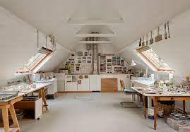 You are usually far enough away from the rest of the house to not be disturbed often. 15 Bright Attic Spaces For An Office Or Studio
